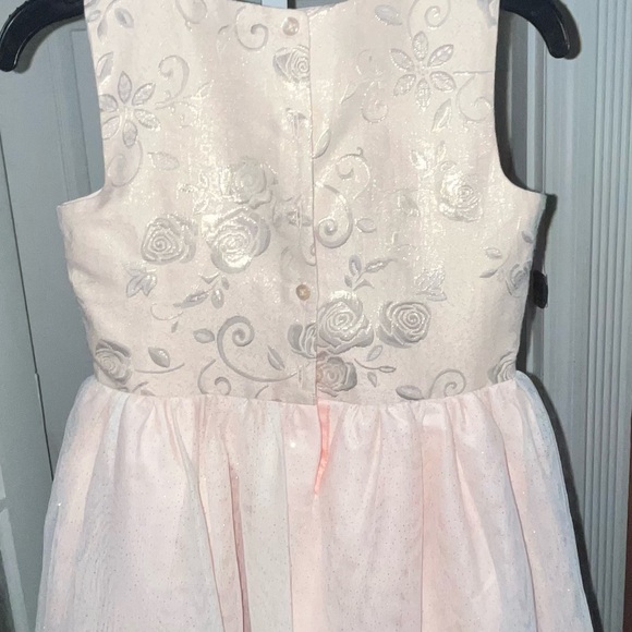 Formal Dress blush / Gold sparkle dust - Picture 2 of 2